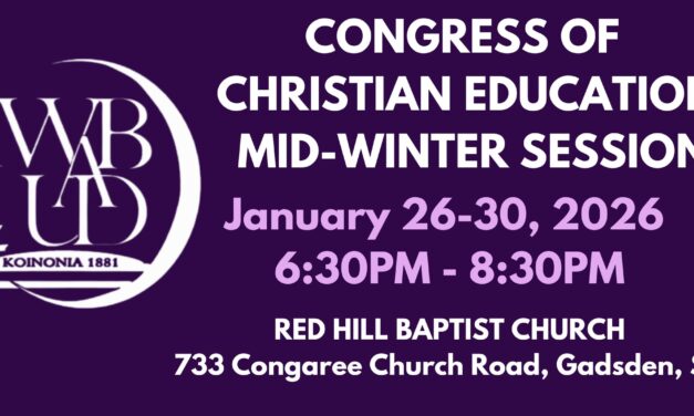WBAUD Congress of Christian Ed Mid-Winter Session – January 26-30, 2026